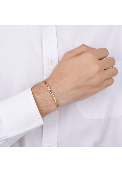 Altın Erkek Bileklik - 14K modelleri