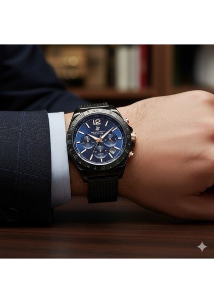 BP3128X.690 Erkek Kol Saati | 42 mm Siyah Kasa, Lacivert Kadran fiyatları