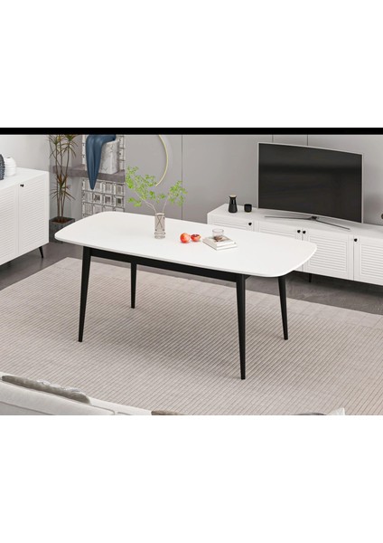 Kale Pandora Açılır Yemek Masası Beyaz/siyah fiyatları