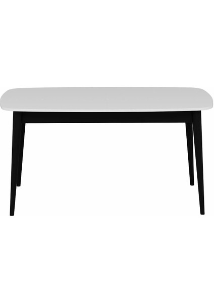 Kale Pandora Açılır Yemek Masası Beyaz/siyah