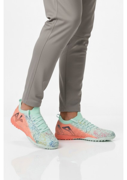 Mint Somon Bilekten Lastikli Unisex Halı Saha Ayakkabısı GH-252-153 G