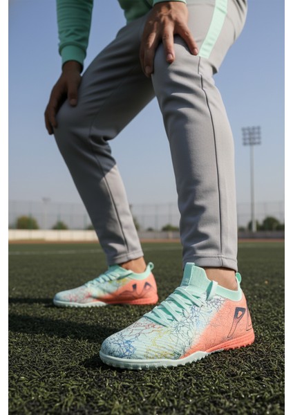 Mint Somon Bilekten Lastikli Unisex Halı Saha Ayakkabısı GH-252-153 G modelleri