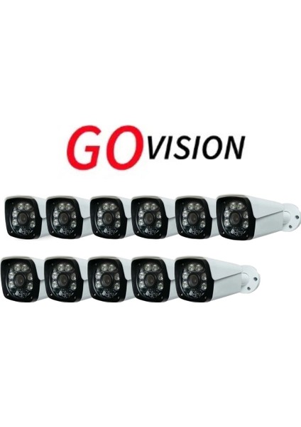 11 Adet 5mp 3.6mm Ahd Bullet Kamera