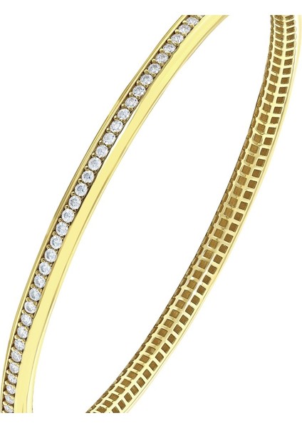 Altın Tasarım Kelepçe - 14K fırsatları