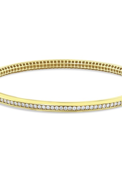 Altın Tasarım Kelepçe - 14K indirimleri