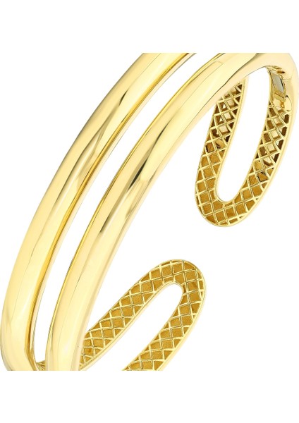 Tasarım Altın Kelepçe - 14K fırsatları