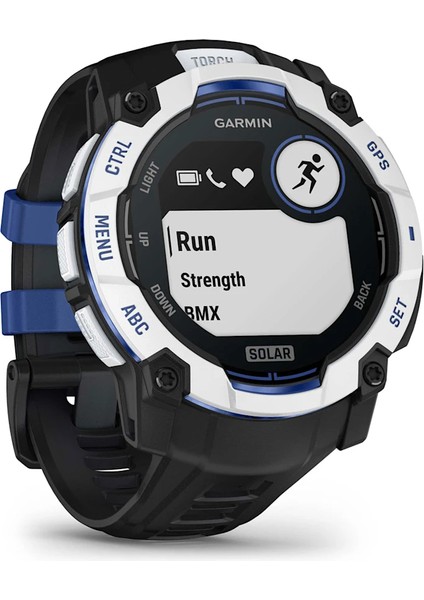 Garmin Instinct 3 – 50 mm Solar - Siyah Beyaz