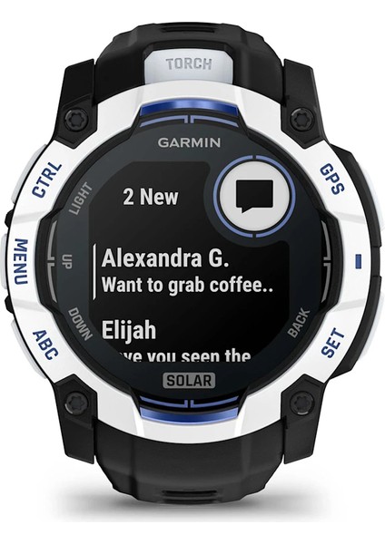 Garmin Instinct 3 – 50 mm Solar - Siyah Beyaz indirimleri