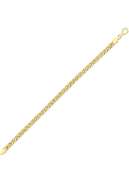 Balık Sırtı Altın Bileklik - 14K