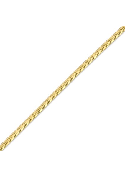 Balık Sırtı Altın Bileklik - 14K fiyatları