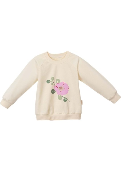 Çiçekli Kapitone Kapüşonlu Yelek Denım Pantolon Üçlü Alt Üst Takım - NEC243272-PEMBE-4 - 5 Yaş Pembe fırsatları