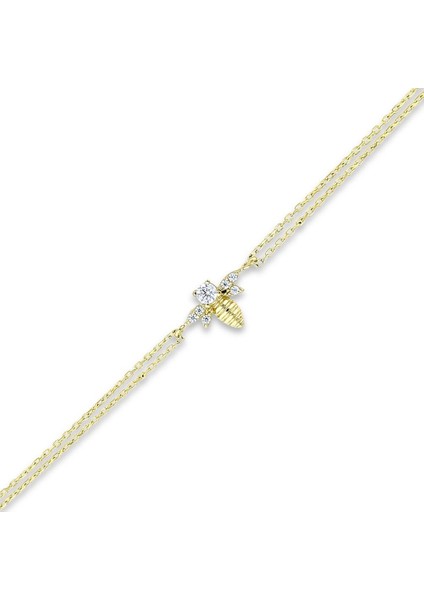 Arı Figürlü Altın Bileklik - 14K fiyatları