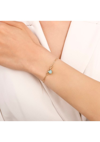 Şans Yonca Altın Bileklik - 14K modelleri