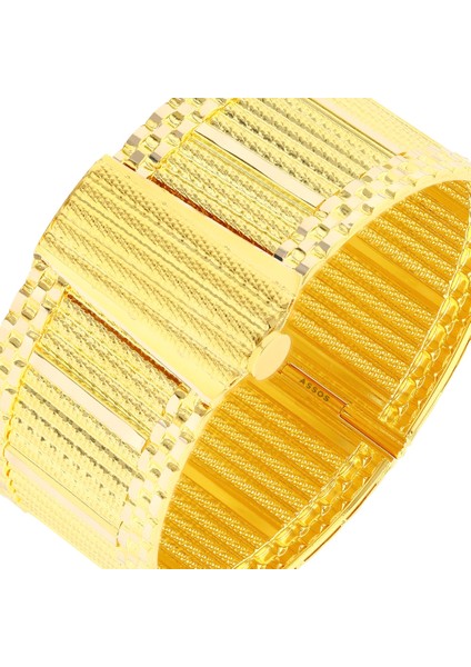 Tasarım Altın Kelepçe Bilezik - 14K indirimleri