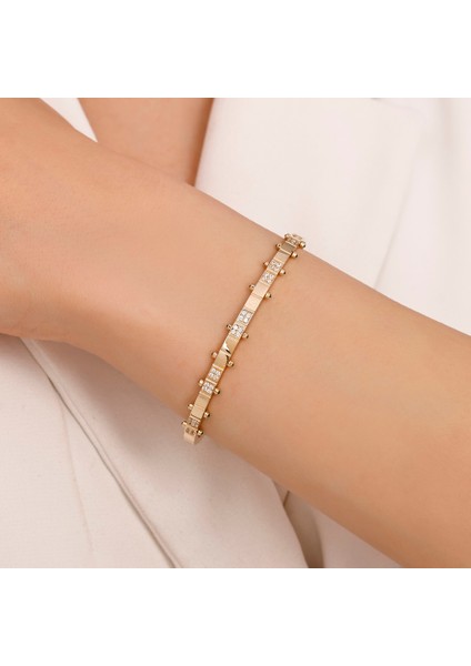 Tasarım Altın Kelepçe - 14K modelleri