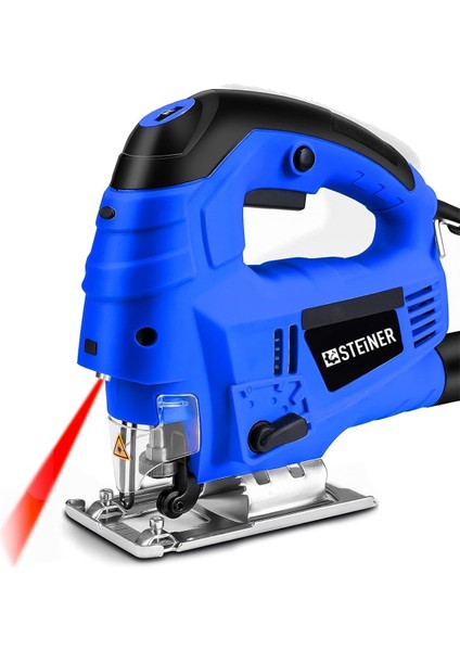 Alman 4600 W Lazerli Sjs Metal Şanzuman 6 Kademe Devirli Pandül Ayarlı Dekupaj Testere Makin