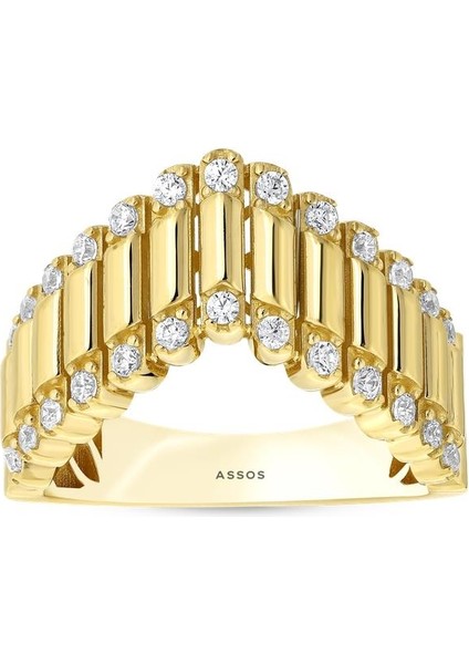 Tasarım Altın Yüzük - 14K