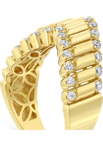 Tasarım Altın Yüzük - 14K indirimleri