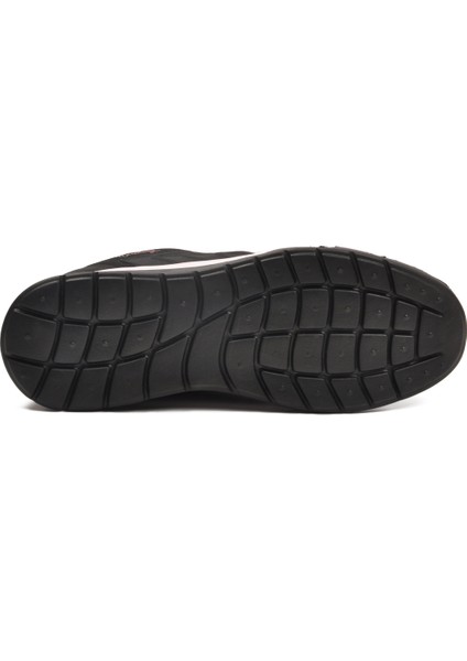 Siyah Kırmızı Elastik Bağcıklı Hafif Esnek Erkek Spor Ayakkabı Dong 2534 M indirimleri