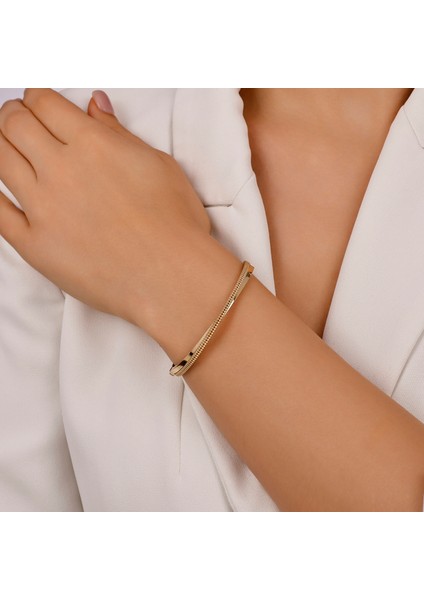 Altın Tasarım Kelepçe - 14K modelleri