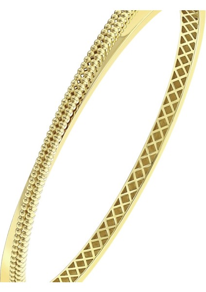 Altın Tasarım Kelepçe - 14K fırsatları