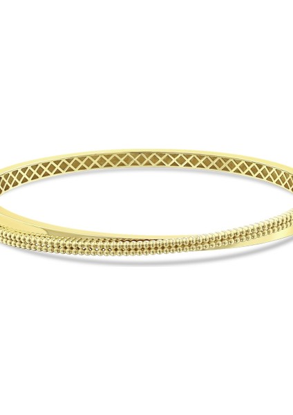 Altın Tasarım Kelepçe - 14K indirimleri