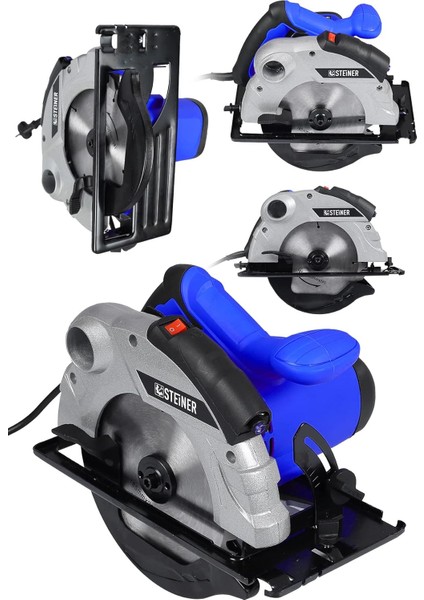 Alman 3800 Watt Lazerli Bakir Sargili Metal Şanzuman Sunta Kesme Daire Testere Makinesi 185