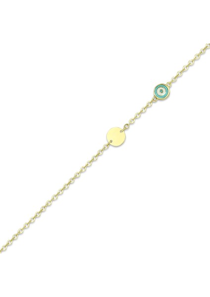 Nazar Boncuklu Altın Çocuk Bileklik - 14K fiyatları