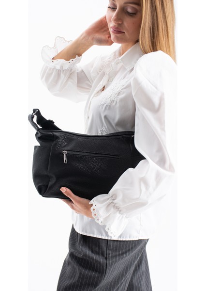 Kadın Ayarlanabilir Çapraz Askılı Çok Gözlü Suni Deri Omuz Çantası modelleri