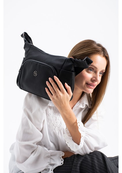 Kadın Ayarlanabilir Çapraz Askılı Çok Gözlü Suni Deri Omuz Çantası indirimleri