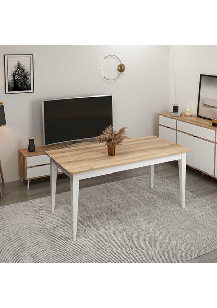 Elina Açılır Yemek Masası - Dore/beyaz fiyatları