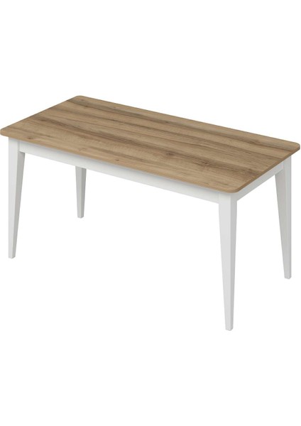 Elina Açılır Yemek Masası - Dore/beyaz