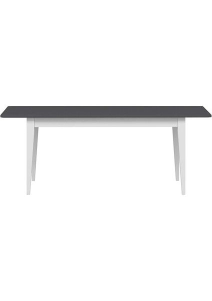 Elina Açılır Yemek Masası - Antrasit/beyaz fırsatları