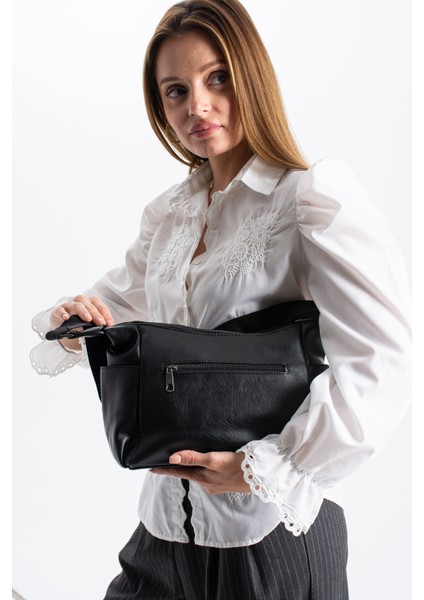 Kadın Ayarlanabilir Çapraz Askılı Çok Gözlü Suni Deri Omuz Çantası fırsatları