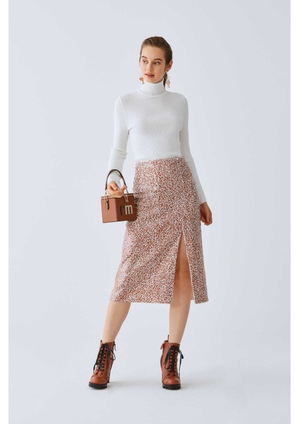 Desenli Uzun Etek Standart Renk K2015070_089 modelleri