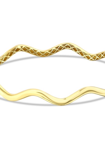 Altın Kelepçe Bilezik - 14K fırsatları