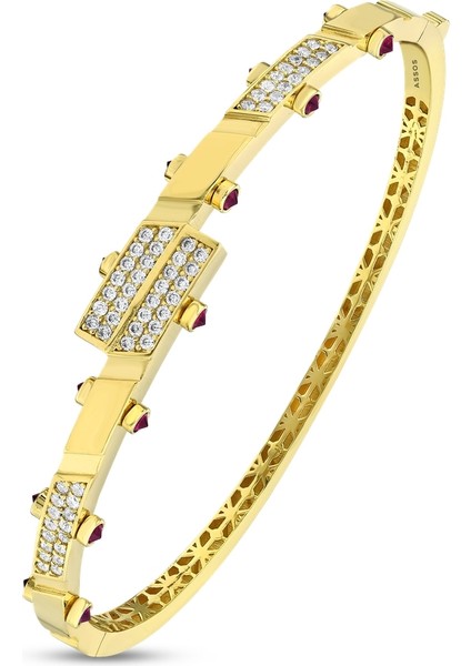 Altın Tasarım Kelepçe - 14K fiyatları