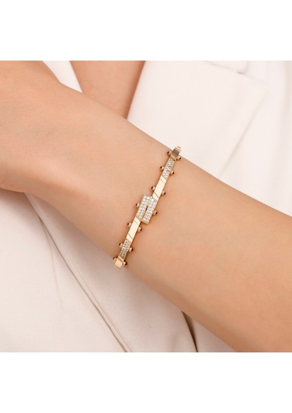 Altın Tasarım Kelepçe - 14K modelleri