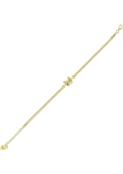 Kelebek Figürlü Tasarım Bileklik - 14K