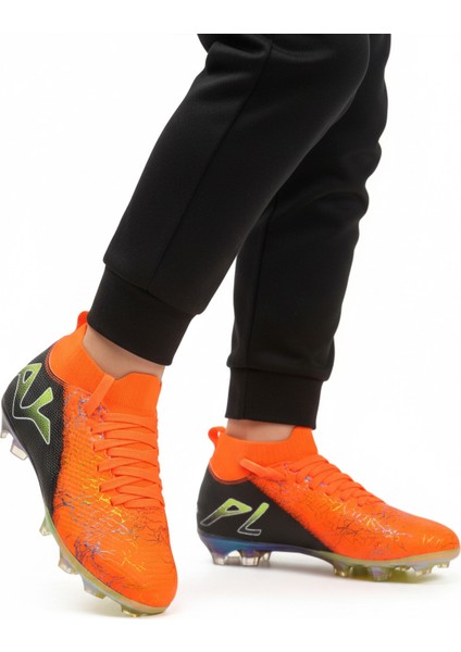 Turuncu Siyah Bilekten Çoraplı Unisex Krampon GK-252-153 G