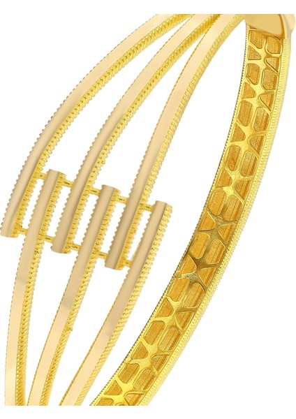 Altın Tasarım Kelepçe - 14K fırsatları