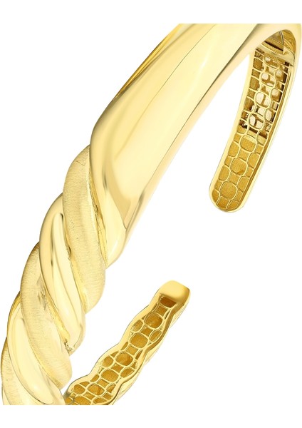 Tasarım Altın Kelepçe - 14K indirimleri