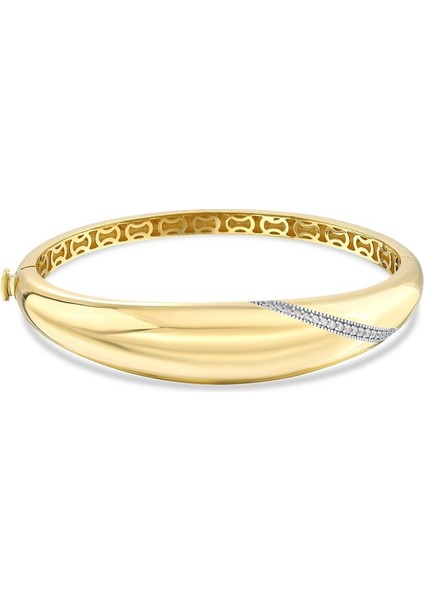 Tasarım Altın Kelepçe - 14K