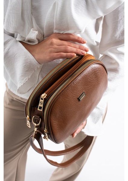 Kadın Suni Deri 4 Bölmeli Ayarlanabilir Çapraz Askılı Çapraz ve Omuz Çanta indirimleri