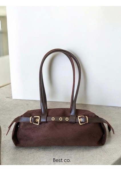 Kahverengi Süet Çanta