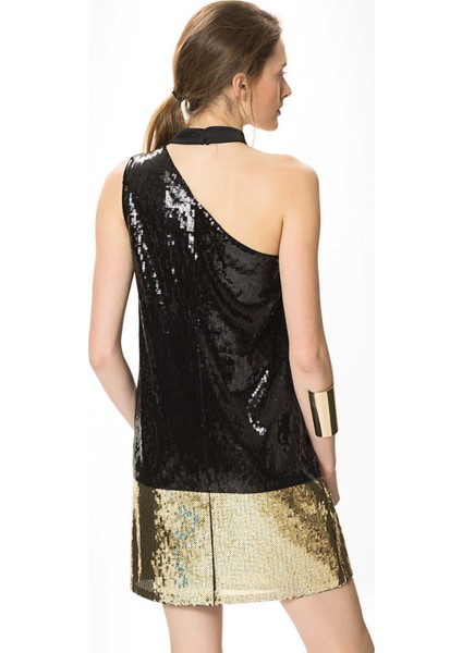 Pul Payet Mini Elbise Siyah Y1811229_001 modelleri