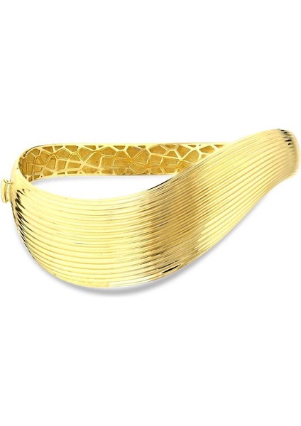 Altın Tasarım Kelepçe - 14K