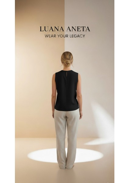 -Gömlek Dik Yaka, Gevşek ve Şık Oyma Dantel Kontrast Dekoratif fiyatları