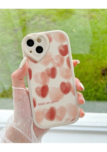 Iphone 11 --11 Uyumlu---11 Kalp Detay Kılıf