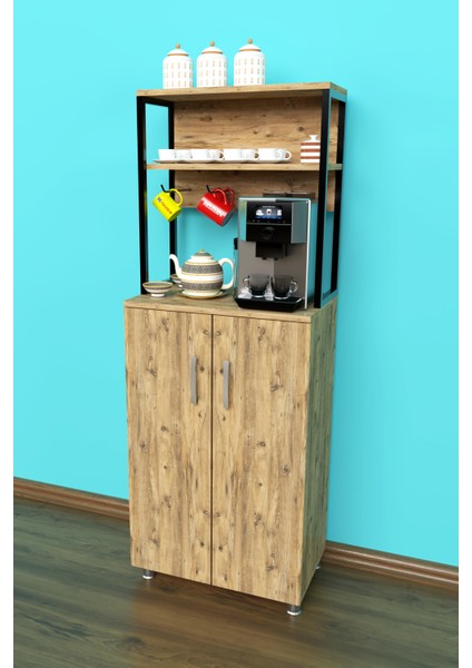 Çok Amaçlı Mutfak Dolabı Kahve Dolabı A.çam fiyatları